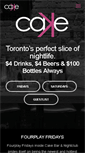 Mobile Screenshot of cakebartoronto.com